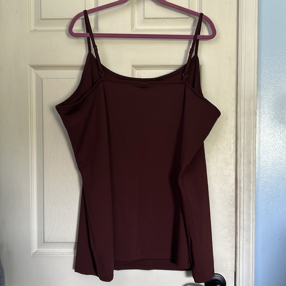 NWT Torrid Sculpting Knit Scoop Neck Cami bitter chocolate size 5X - Picture 6 of 9